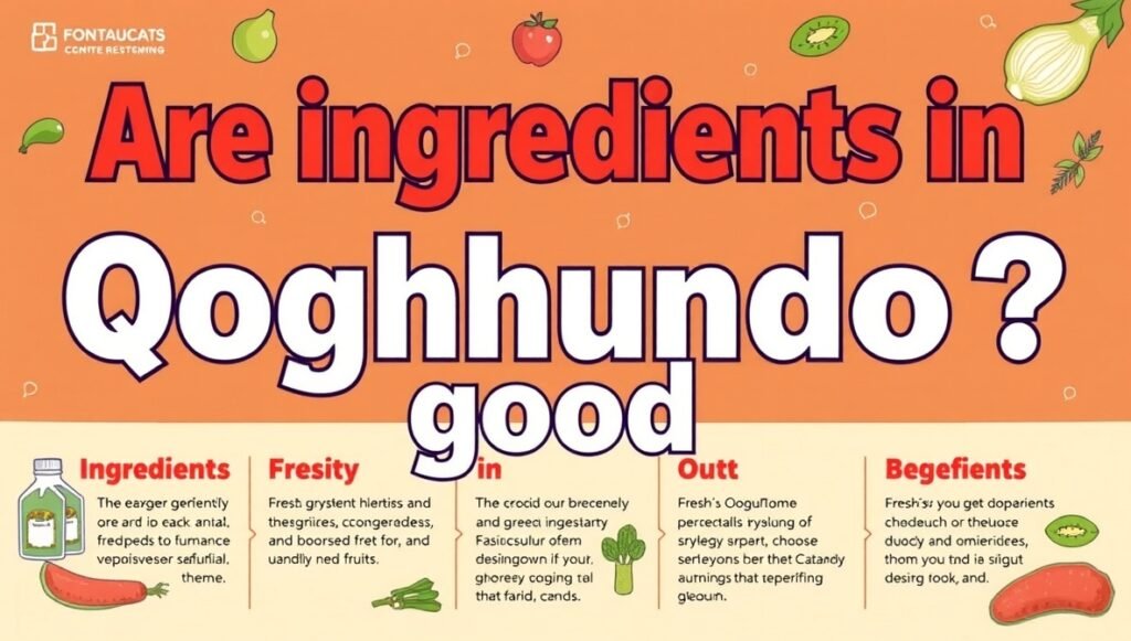 Are the Ingredients in Qoghundos Good for Your Health?